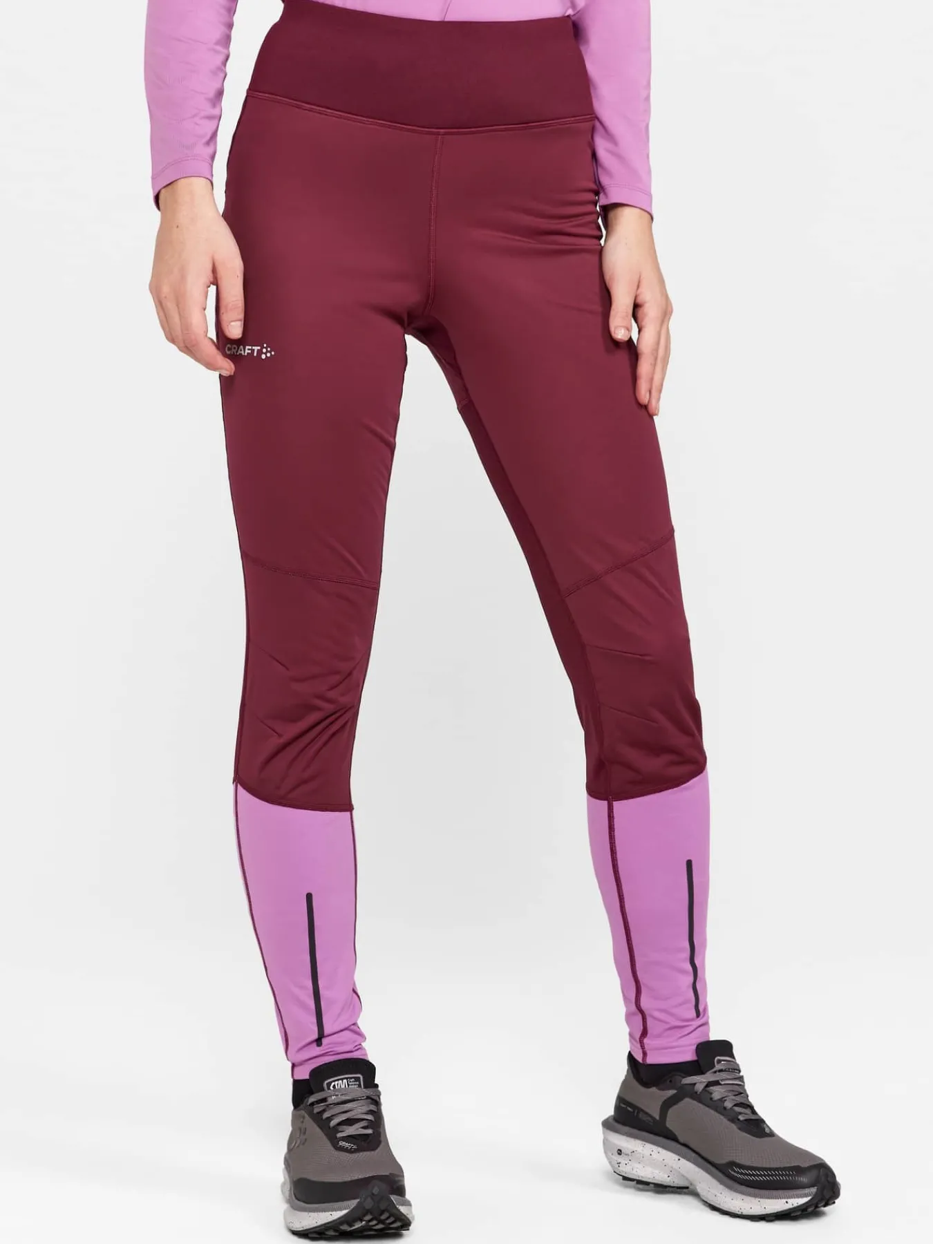 Craft Sportswear Tights|Träning^ADV Essence Wind Tights W Lupine-Punsch