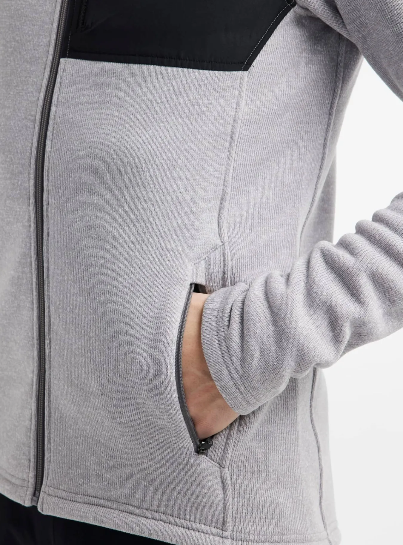 Craft Sportswear Jackor & Västar^ADV Explore Heavy Fleece Jacket M Grey Melange-Black