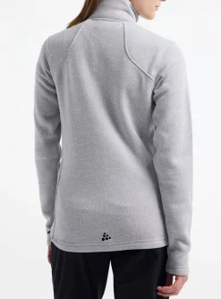 Craft Sportswear Jackor & Västar^ADV Explore Heavy Fleece Jacket W Grey Melange-Black