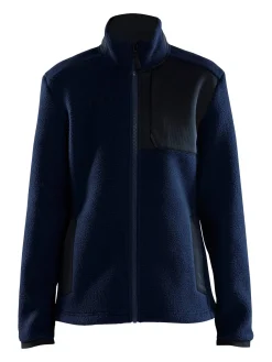 Craft Sportswear Mellanlager & Fleece|Mellanlager^ADV Explore Pile Fleece Jacket W Blaze/Black
