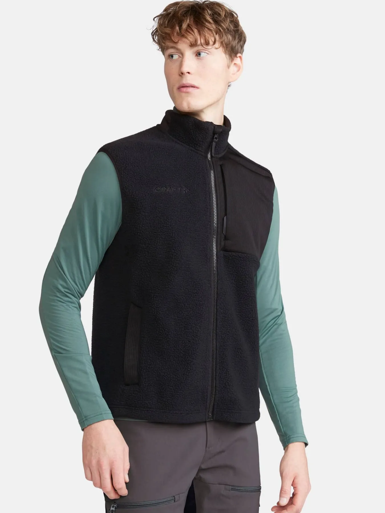 Craft Sportswear Mellanlager & Fleece|Mellanlager^ADV Explore Pile Fleece Vest M Black
