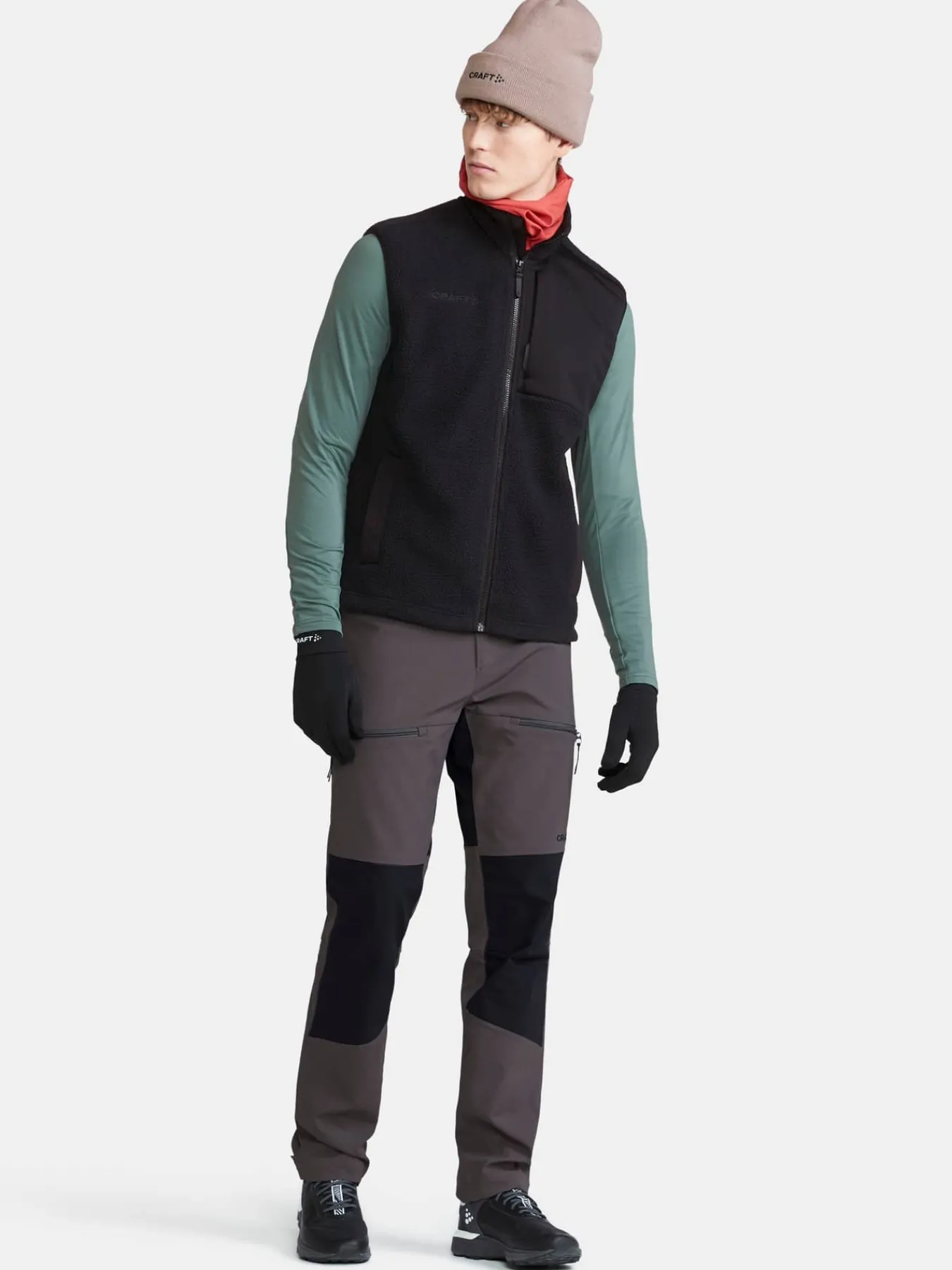 Craft Sportswear Mellanlager & Fleece|Mellanlager^ADV Explore Pile Fleece Vest M Black