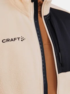 Craft Sportswear Mellanlager & Fleece|Mellanlager^ADV Explore Pile Fleece Vest M Ecru-Black