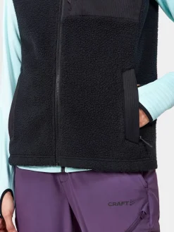 Craft Sportswear Mellanlager & Fleece|Mellanlager^ADV Explore Pile Fleece Vest W Black