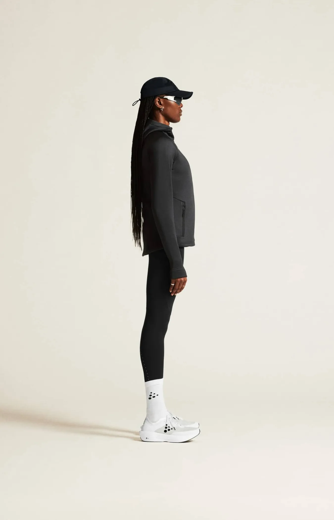 Craft Sportswear Mellanlager & Fleece|Mellanlager^ADV Explore Power Fleece Hood Jacket W Black