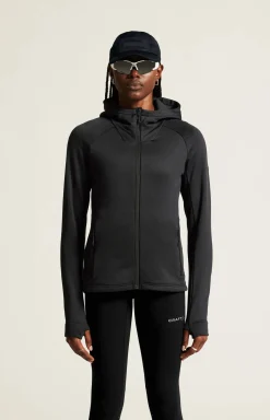 Craft Sportswear Mellanlager & Fleece|Mellanlager^ADV Explore Power Fleece Hood Jacket W Black