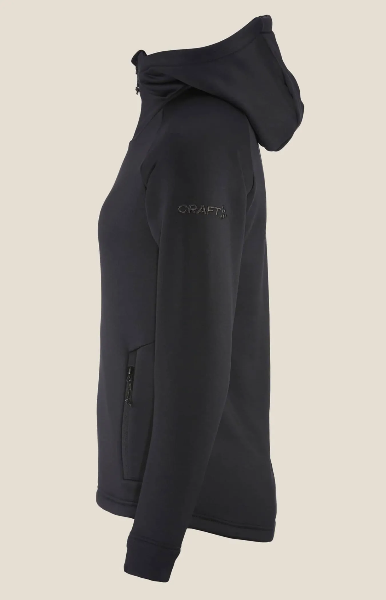 Craft Sportswear Mellanlager & Fleece|Mellanlager^ADV Explore Power Fleece Hood Jacket W Black