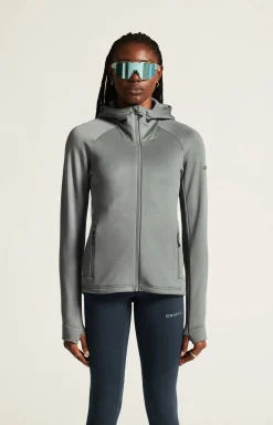 Craft Sportswear Mellanlager & Fleece|Mellanlager^ADV Explore Power Fleece Hood Jacket W Leaf
