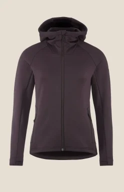 Craft Sportswear Mellanlager & Fleece|Mellanlager^ADV Explore Power Fleece Hood Jacket W Dk Plum