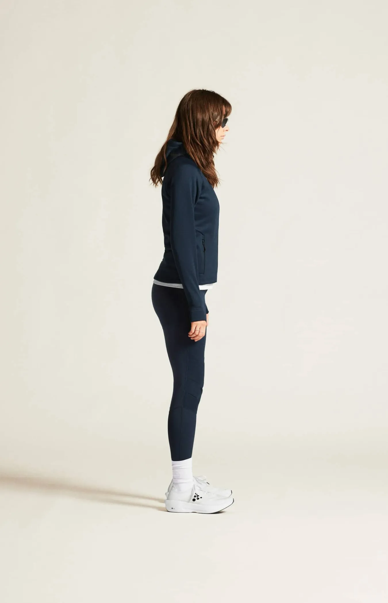 Craft Sportswear Mellanlager & Fleece|Mellanlager^ADV Explore Power Fleece Hood Jacket W Blaze