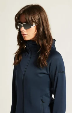 Craft Sportswear Mellanlager & Fleece|Mellanlager^ADV Explore Power Fleece Hood Jacket W Blaze