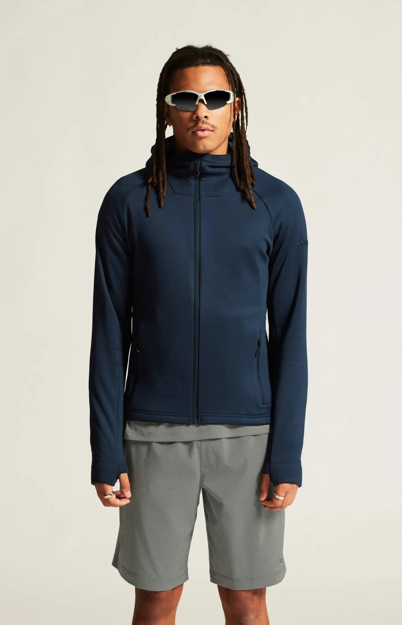 Craft Sportswear Mellanlager & Fleece|Mellanlager^ADV Explore Power Fleece Hood Jacket M Blaze