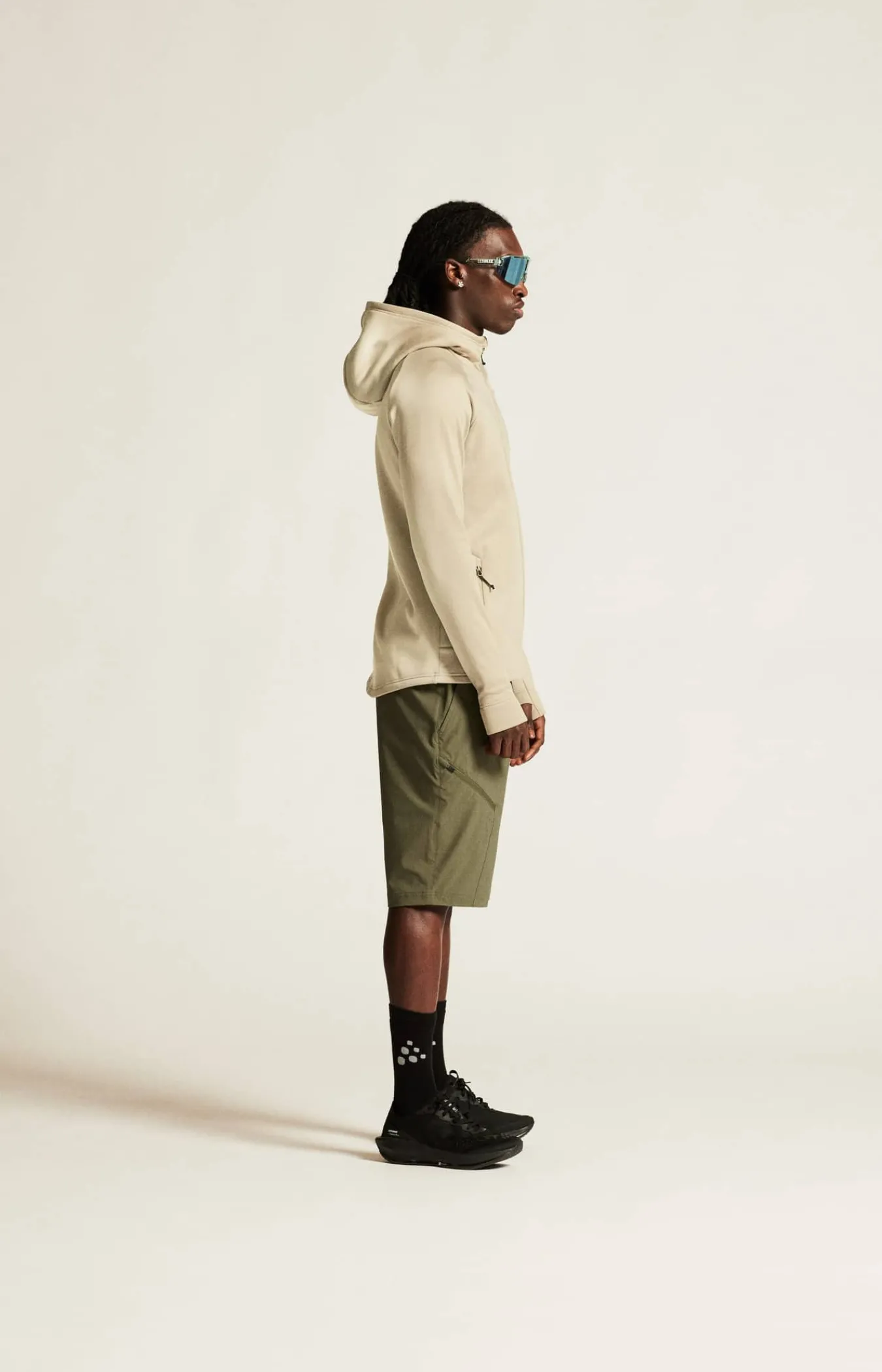 Craft Sportswear Mellanlager & Fleece|Mellanlager^ADV Explore Power Fleece Hood Jacket M Hay