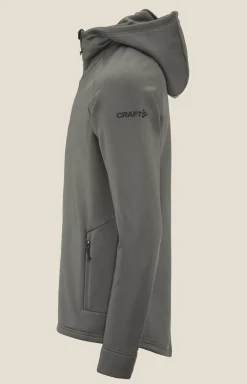 Craft Sportswear Mellanlager & Fleece|Mellanlager^ADV Explore Power Fleece Hood Jacket M Granite