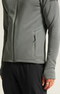 Craft Sportswear Mellanlager & Fleece|Mellanlager^ADV Explore Power Fleece Hood Jacket M Leaf
