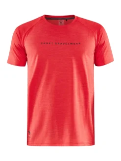 Craft Sportswear T-Shirts & Tröjor^ADV Gravel Ss Tee M Reddish-Melange