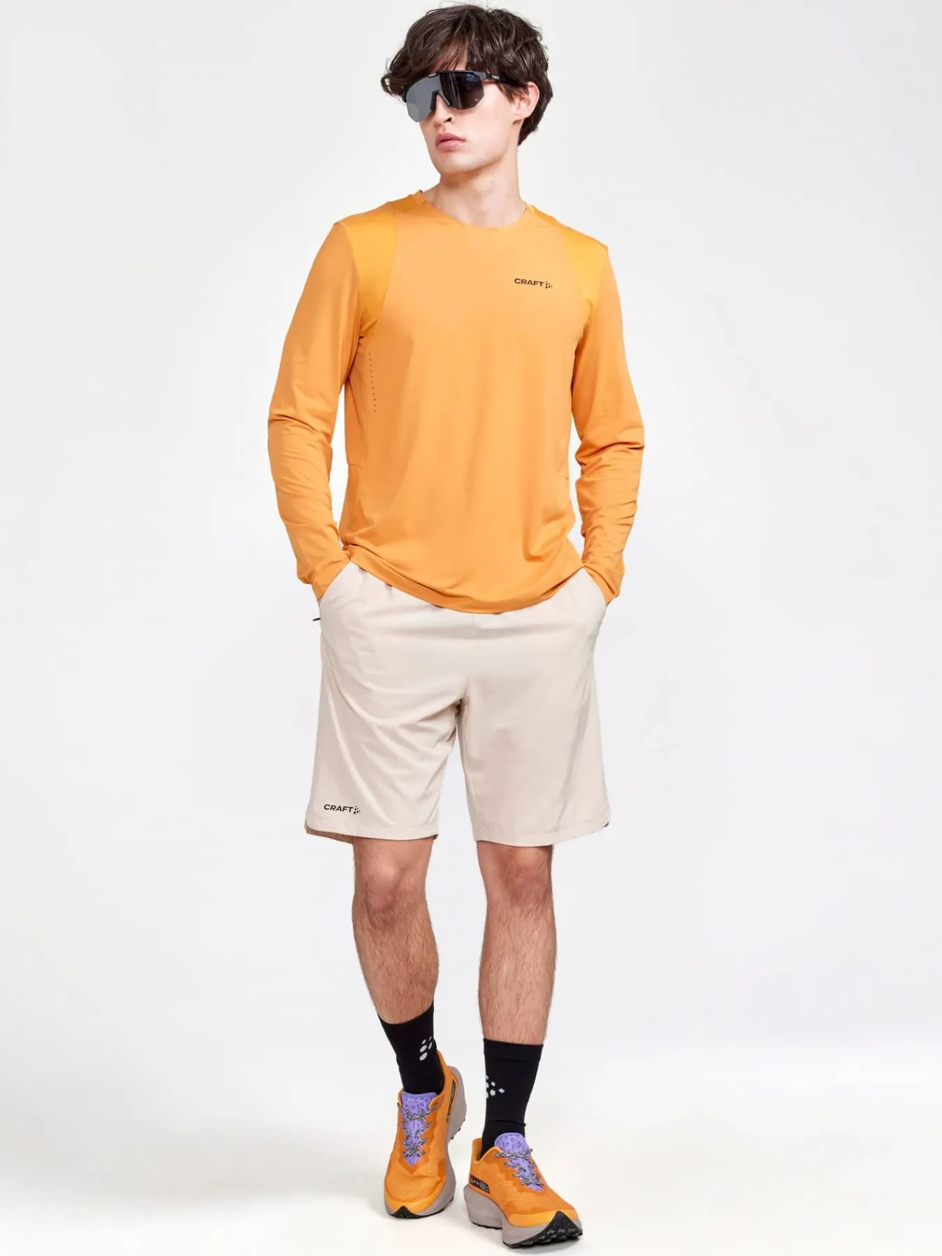 Craft Sportswear T-Shirts & Tröjor|Träning^ADV HiT LS Tee M Desert