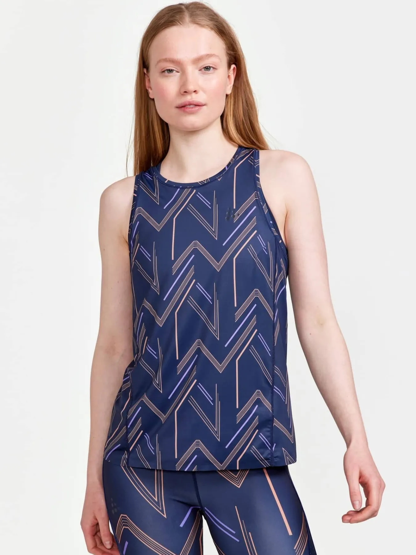 Craft Sportswear Linnen|Träning^ADV HiT Singlet W Blaze-Cliff