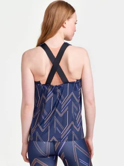 Craft Sportswear Linnen|Träning^ADV HiT Singlet W Blaze-Cliff