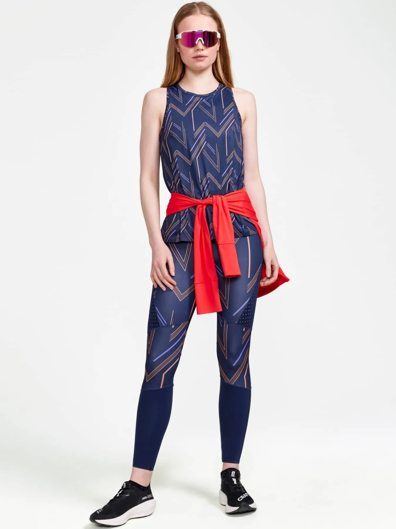 Craft Sportswear Linnen|Träning^ADV HiT Singlet W Blaze-Cliff