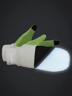 Craft Sportswear Handskar|Utrustning & Tillbehör^ADV Lumen Fleece Hybrid Glove Ash White-Flumino