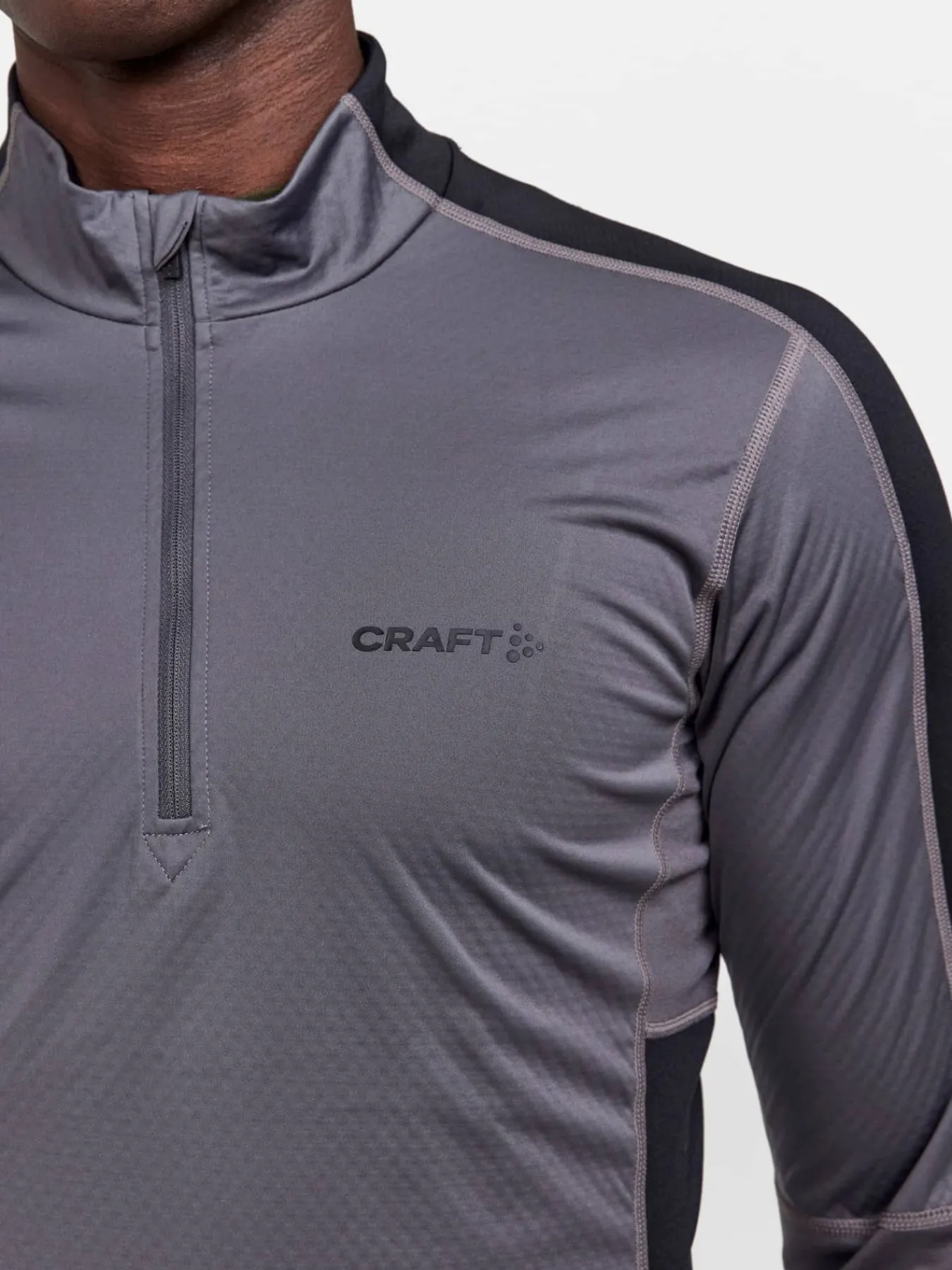 Craft Sportswear T-Shirts & Tröjor|Längdskidor^Adv Nordic Race Warm HZ Jersey M Granite-Black