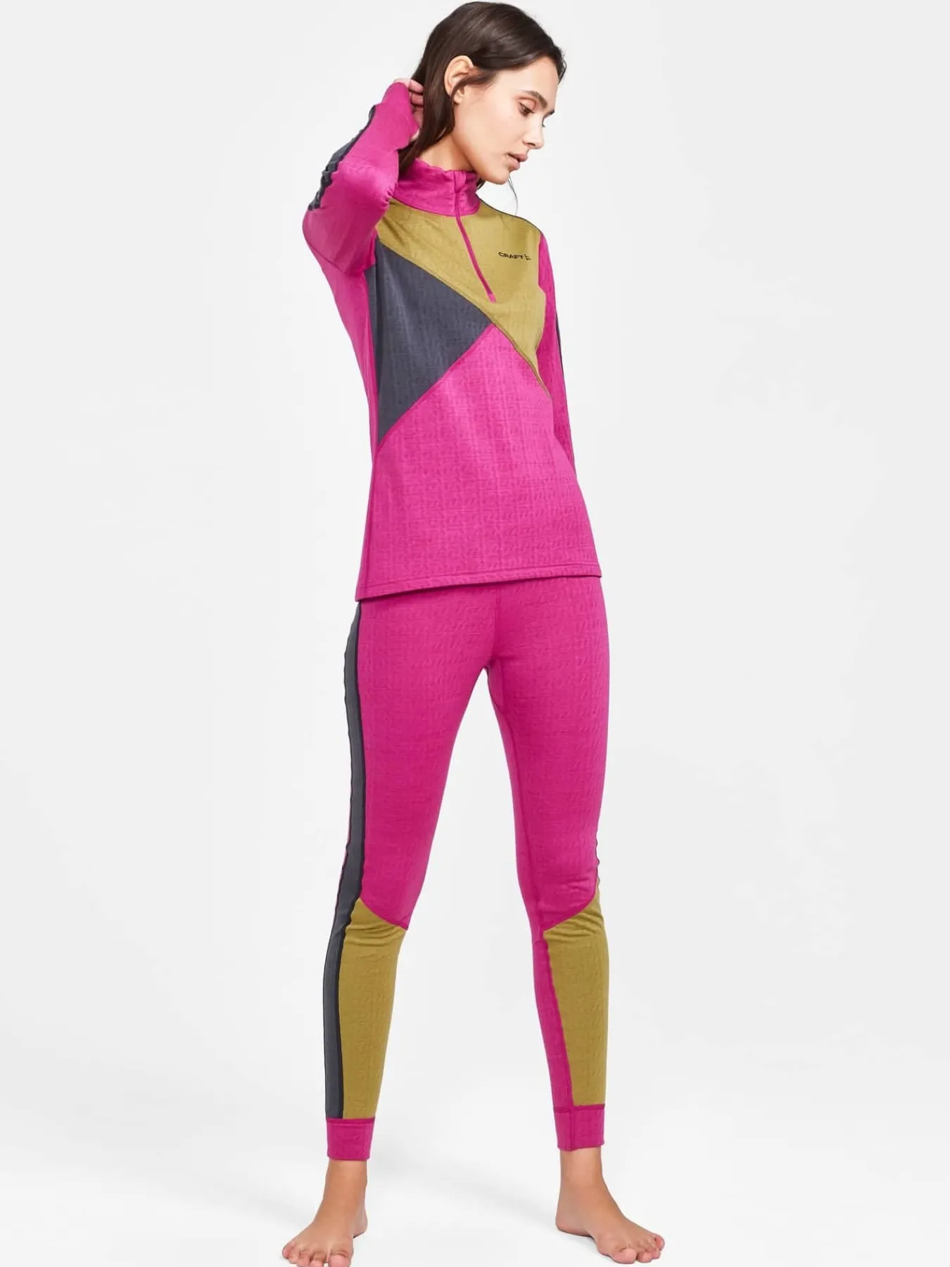 Craft Sportswear Underställ|Aktiva Underställ^ADV Nordic Wool HZ W Roxo-Slate