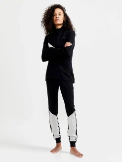 Craft Sportswear Underställ|Aktiva Underställ^ADV Nordic Wool Pant W Black-Ash