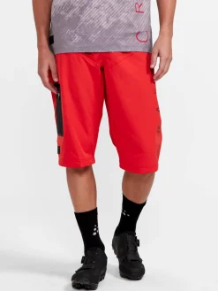Craft Sportswear Shorts^ADV Offroad XT Shorts w Pad M Reddish