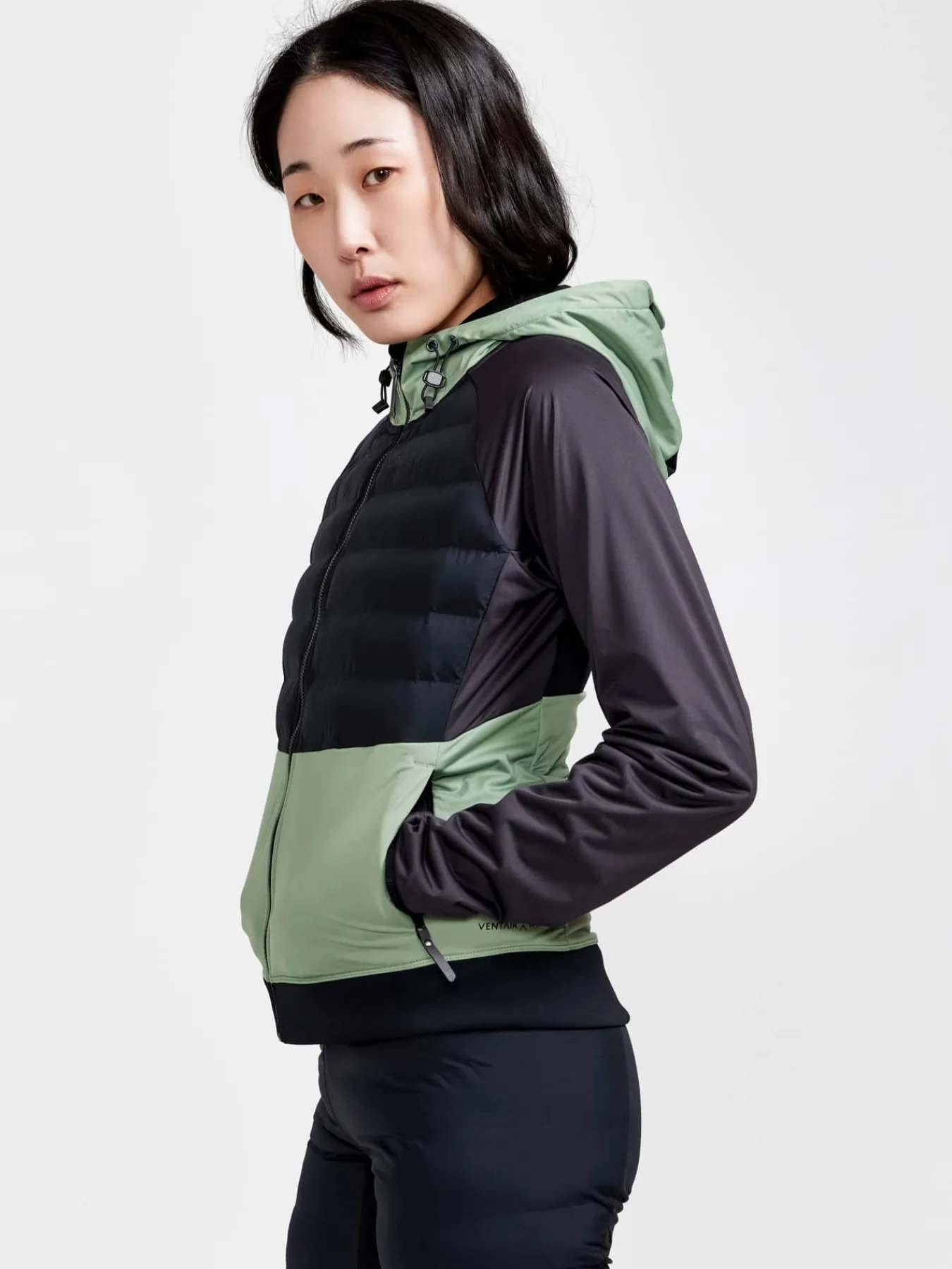 Craft Sportswear Jackor & Västar|Längdskidor^ADV Pursuit Thermal Jacket W Black-Jade