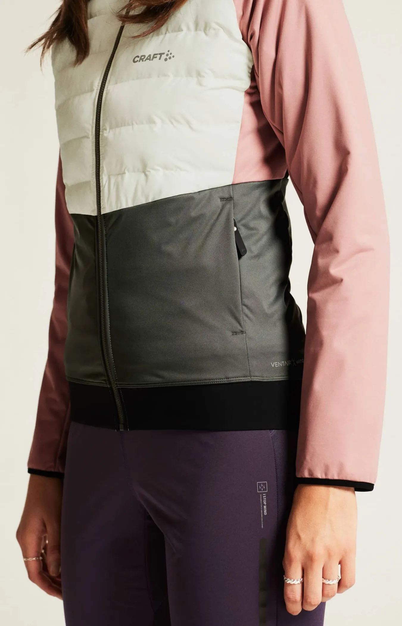 Craft Sportswear Jackor & Västar|Längdskidor^ADV Pursuit Thermal Jacket W Charm/Tofu