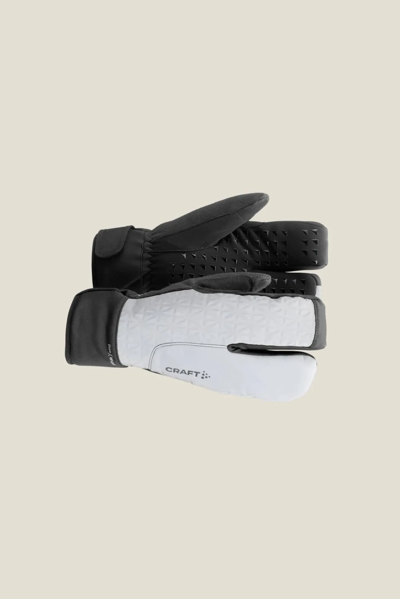 Craft Sportswear Handskar|Handskar^Adv SubZ Siberian Split Finger glove Silver reflective/Black