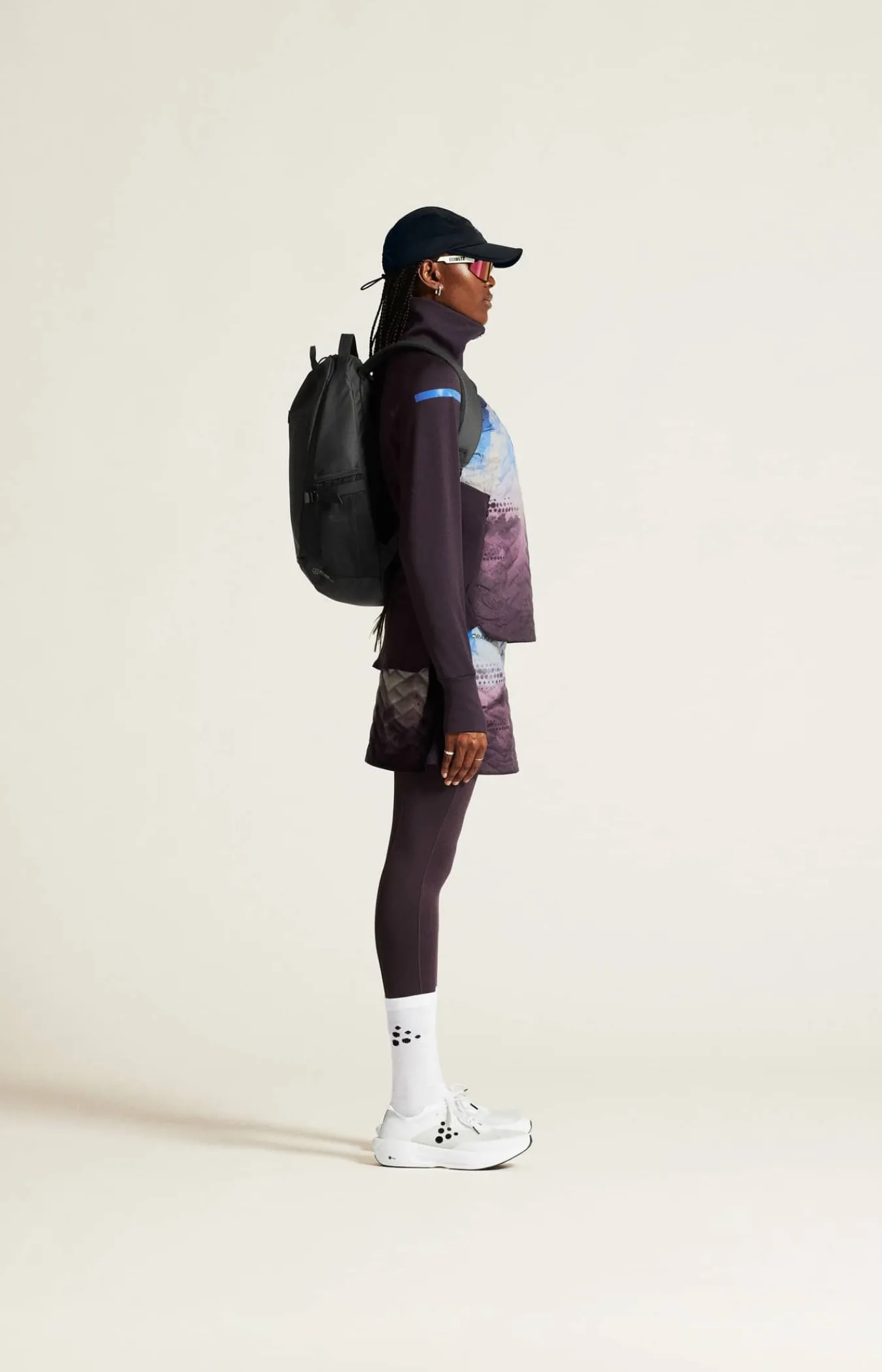 Craft Sportswear Kjolar|Träning^ADV SubZ Skirt 3 W Dk Plum/Multi