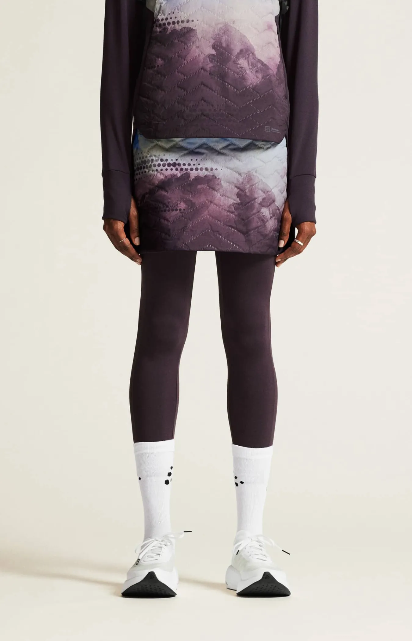 Craft Sportswear Kjolar|Träning^ADV SubZ Skirt 3 W Dk Plum/Multi