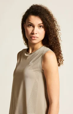 Craft Sportswear Linnen|Träning^ADV Tone Perforated Tank Top W Hay