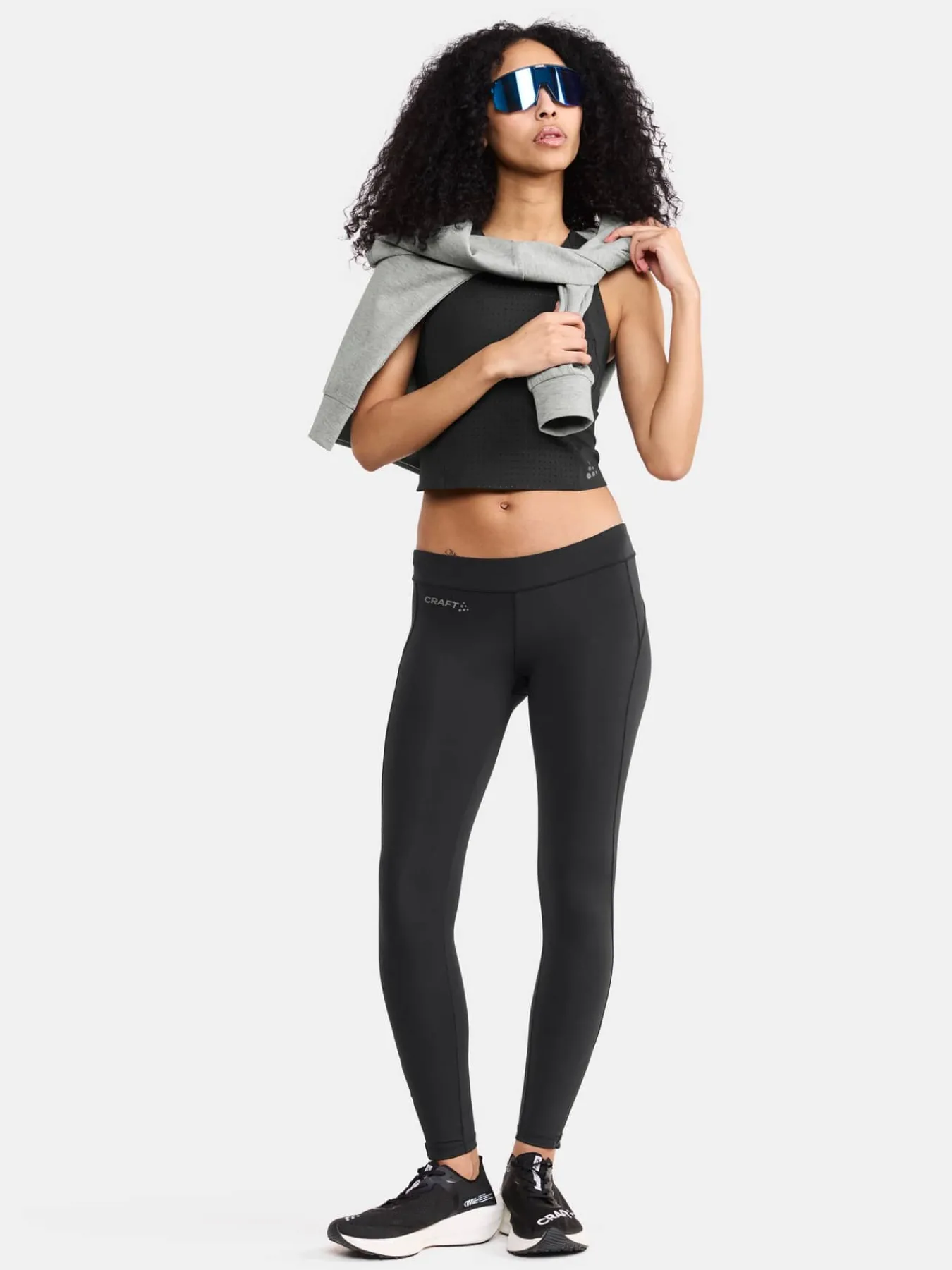 Craft Sportswear Linnen|Träning^ADV Tone Perforated Tank W Black