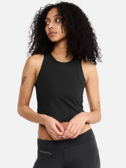 Craft Sportswear Linnen|Träning^ADV Tone Perforated Tank W Black