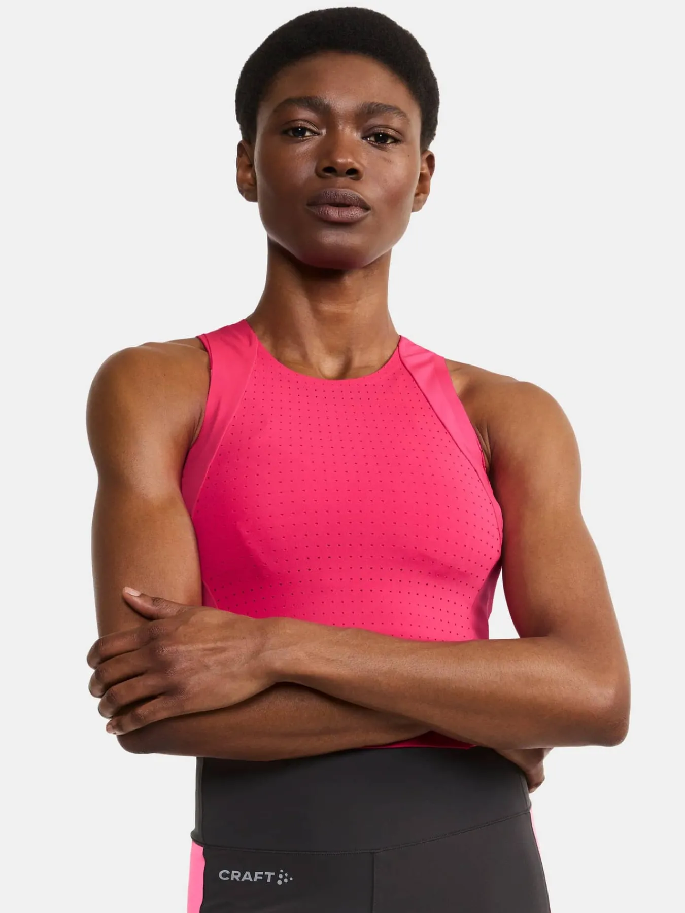Craft Sportswear Linnen|Träning^ADV Tone Perforated Tank W Fame
