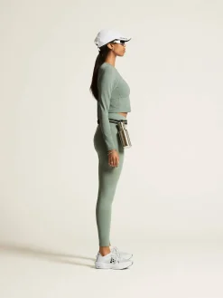 Craft Sportswear Träning^ADV Tone Seamless Cropped Ls Top W Leaf