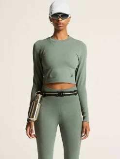 Craft Sportswear Träning^ADV Tone Seamless Cropped Ls Top W Leaf