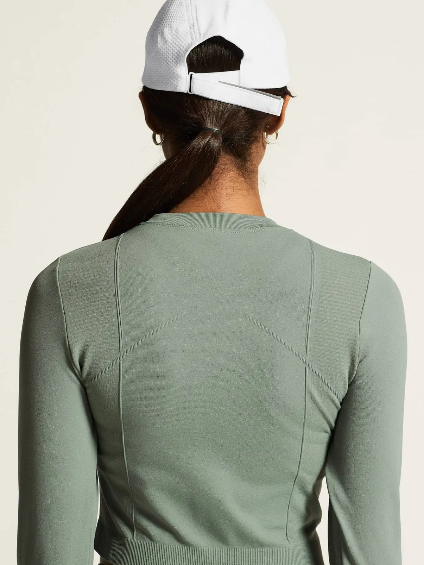 Craft Sportswear Träning^ADV Tone Seamless Cropped Ls Top W Leaf
