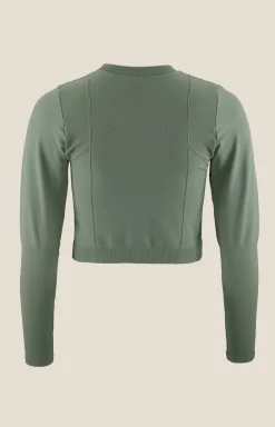 Craft Sportswear Träning^ADV Tone Seamless Cropped Ls Top W Leaf