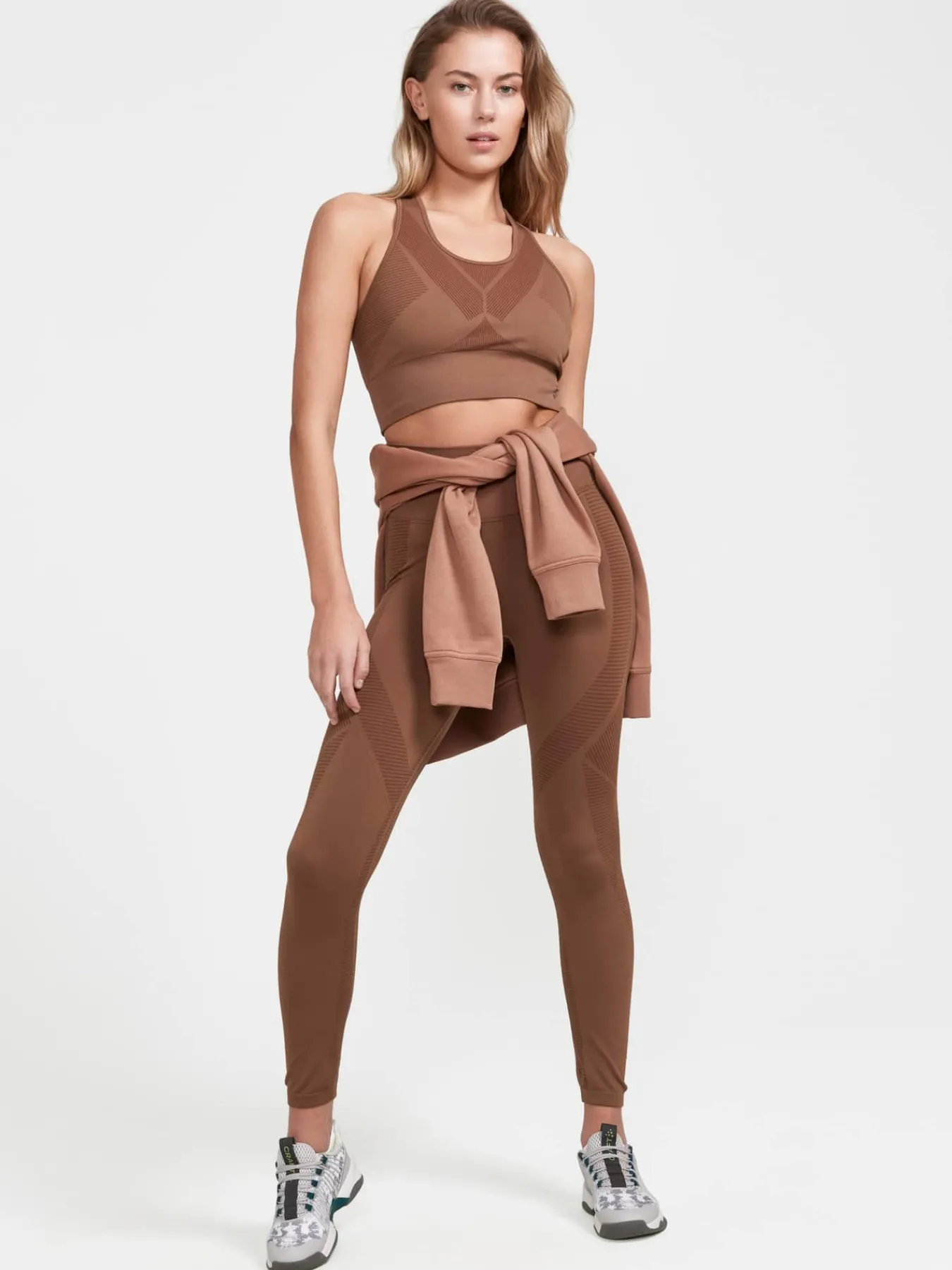 Craft Sportswear Linnen|Träning^ADV Tone Seamless Top W Sepia-Java