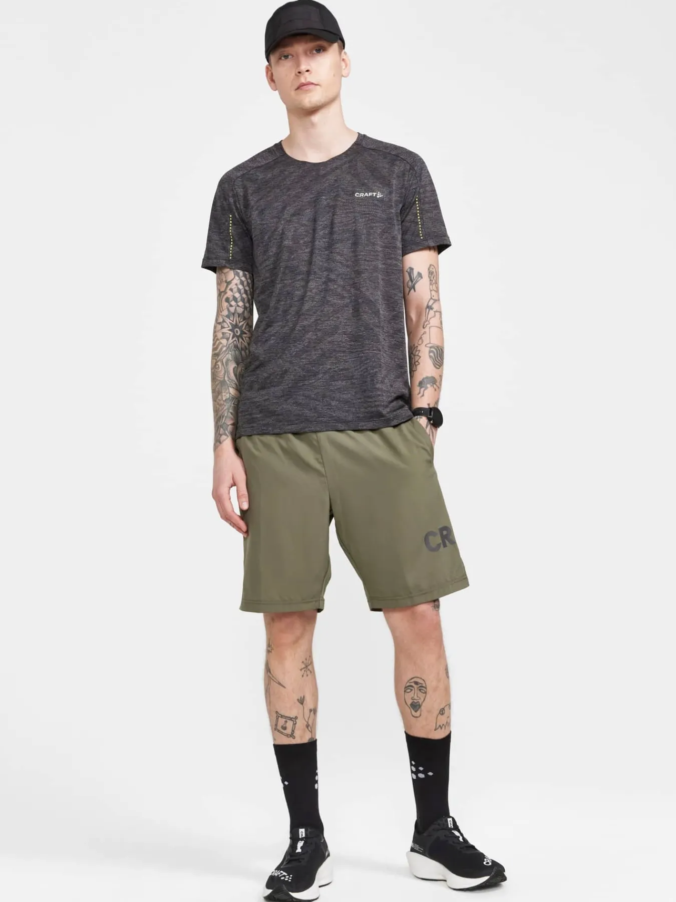 Craft Sportswear T-Shirts & Tröjor|Träning^ADV Tone SS Structure Tee M Granite