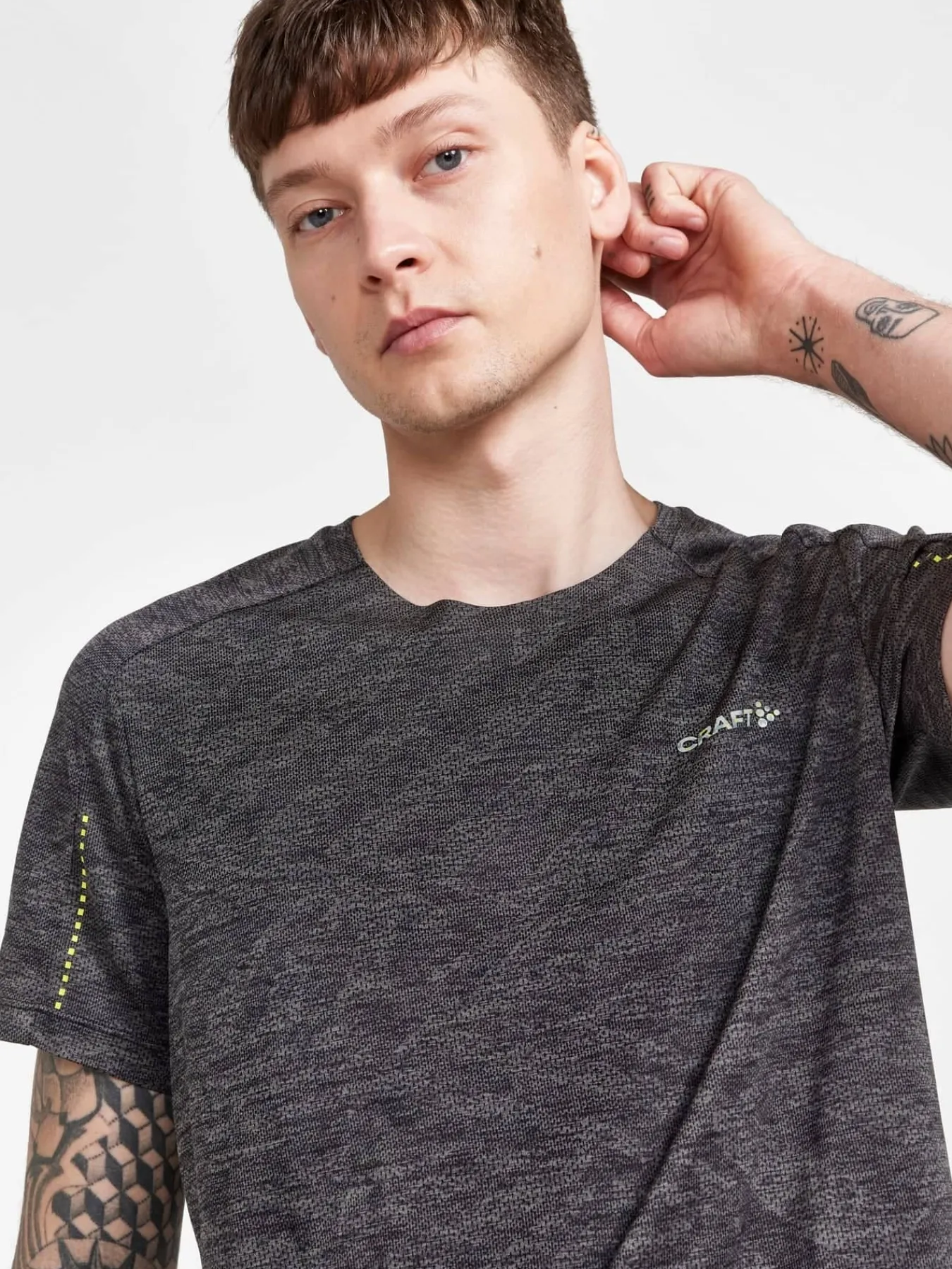 Craft Sportswear T-Shirts & Tröjor|Träning^ADV Tone SS Structure Tee M Granite