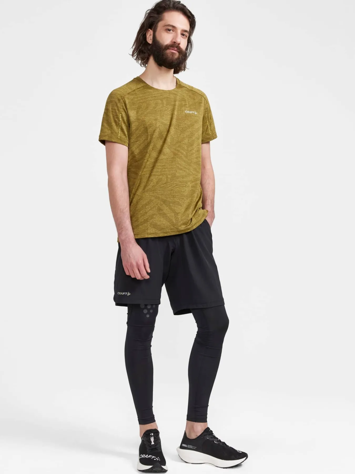 Craft Sportswear T-Shirts & Tröjor|Träning^ADV Tone SS Structure Tee M Algae