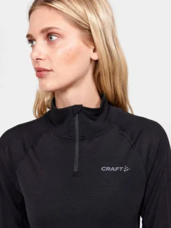 Craft Sportswear Underställ|Aktiva Underställ^ADV Wool Merino HZ W Black