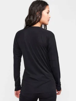 Craft Sportswear Underställ|Aktiva Underställ^ADV Wool Merino RN LS W Black