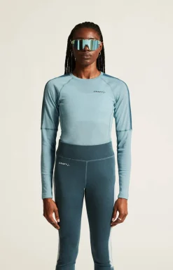 Craft Sportswear Underställ|Aktiva Underställ^ADV Wool Merino RN LS W Arona/Orion