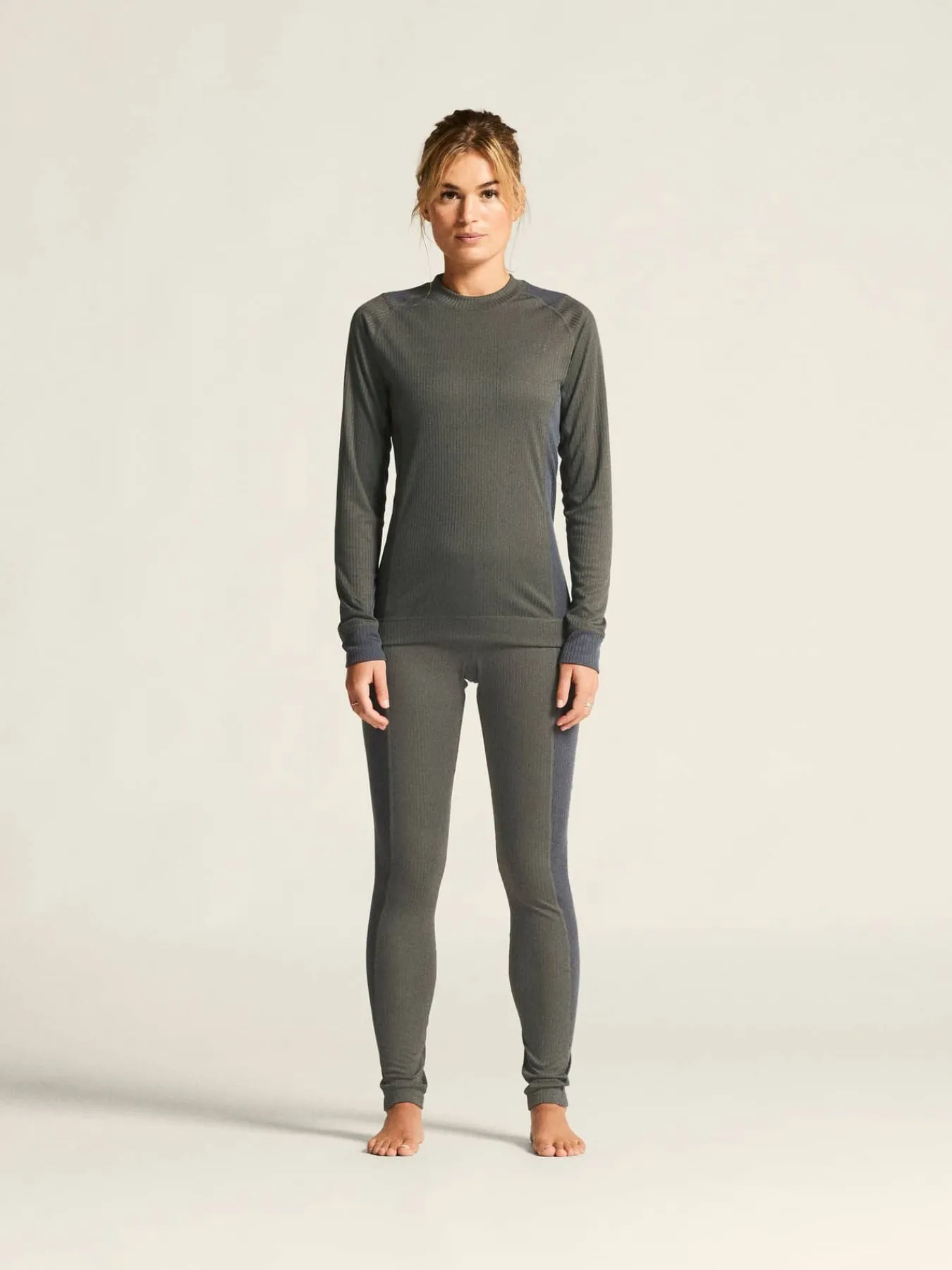 Craft Sportswear Underställ|Aktiva Underställ^Baselayer Set W Granite/Asphalt
